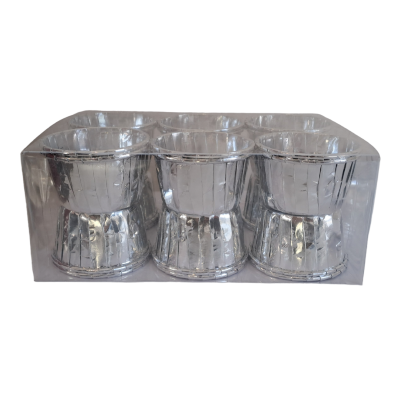 Korpice za muffine 24kom-srebrene