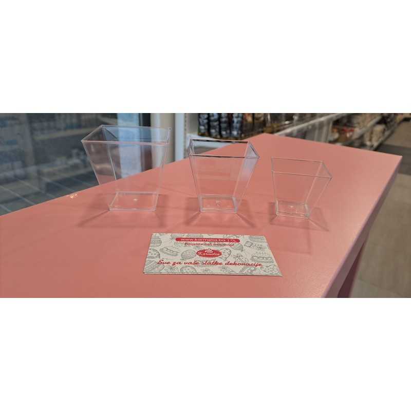 Prizma čaše za desert male 60ml, 25/1