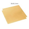 Podmetač Zlatni 3 mm - 35x35 cm