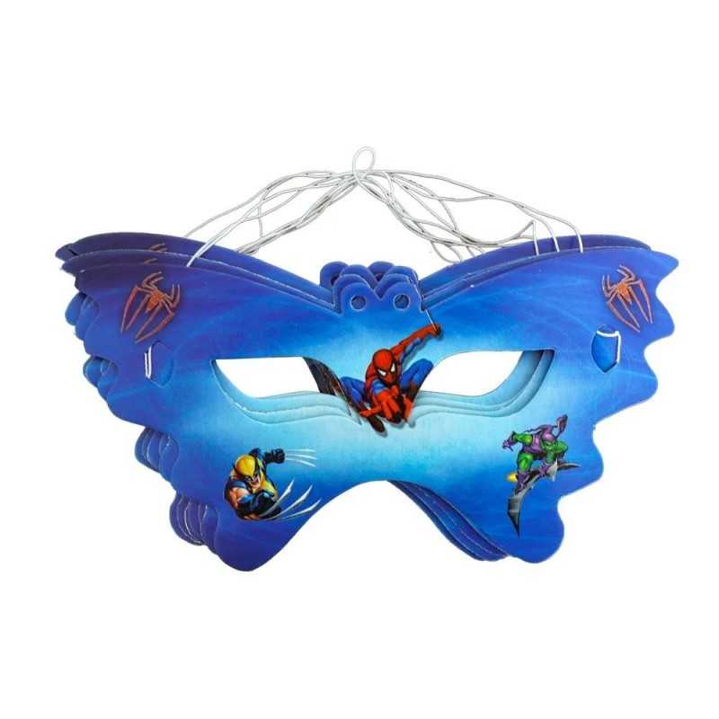 Party maske Spiderman 10kom
