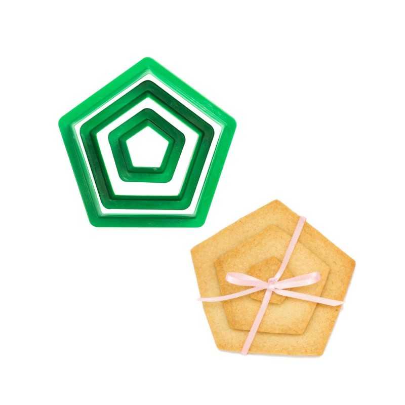 Pentagon Plastični Set Sjekača 3 kom