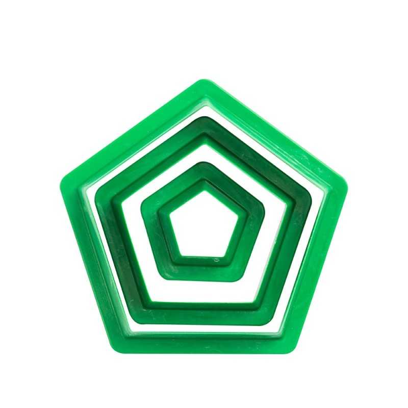 Pentagon Plastični Set Sjekača 3 kom