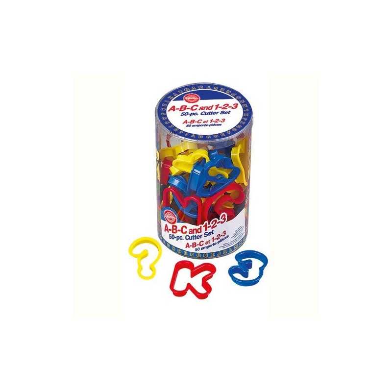 Set Brojevi,Slova i Znakovi 50 kom