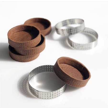 Okrugli rupičasti tart kalup No2 80mm Karadag Metal