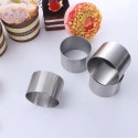 Okrugli inox kalup Fi 8xH6cm Karadag Metal