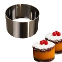 Okrugli inox kalup Fi 8xH6cm Karadag Metal