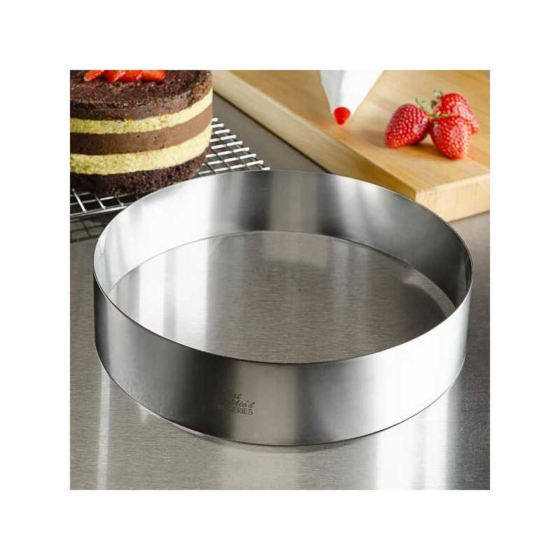 Okrugli inox kalup Fi 22xH7cm Karadag Metal