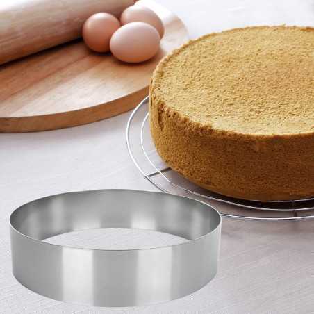 Okrugli inox kalup Fi 18xH7 cm Karadag Metal