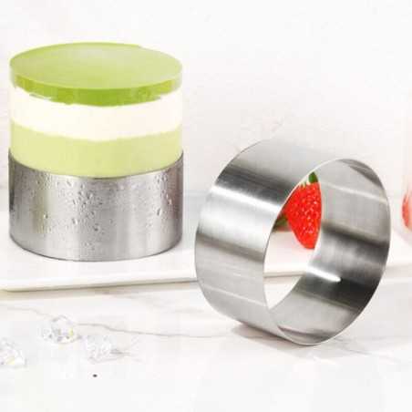 Okrugli inox kalup Fi 14xH7cm Karadag Metal