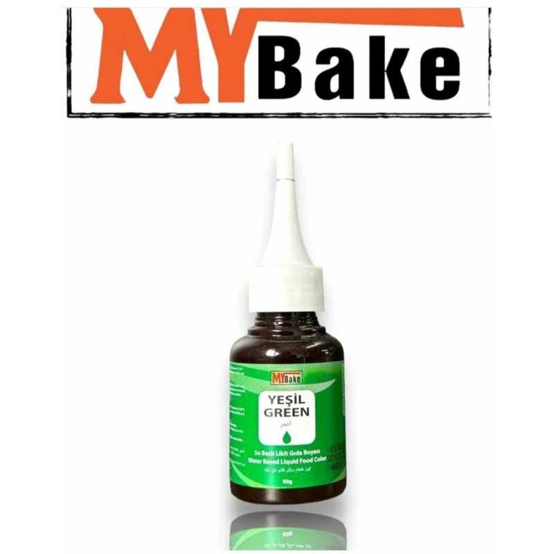 My Bake tečna boja vodena zelena 60g