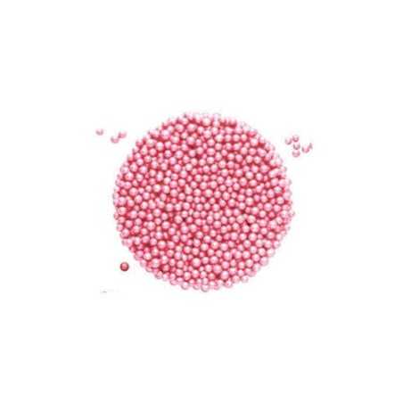 Šećerne perle roze 4mm 100g