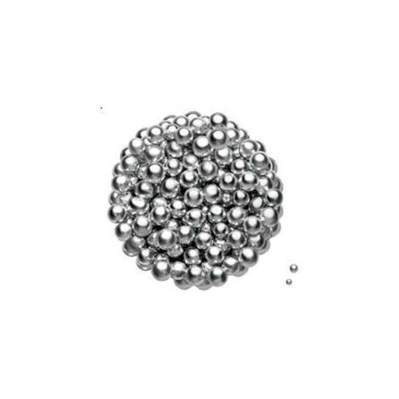 Jestive perle srebrene sjajne No.4 100g