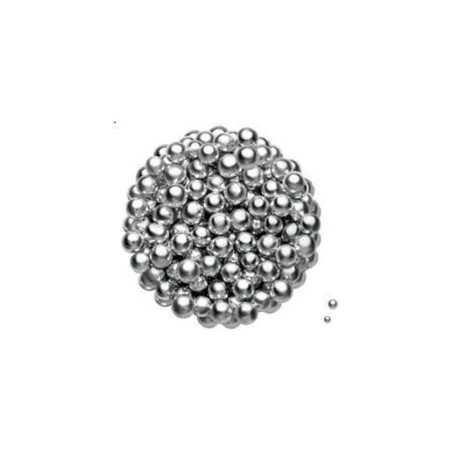 Jestive perle srebrene sjajne No.4 100g