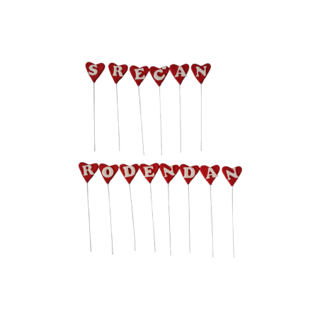 Srca Srećan Rođendan Crvena 1/1