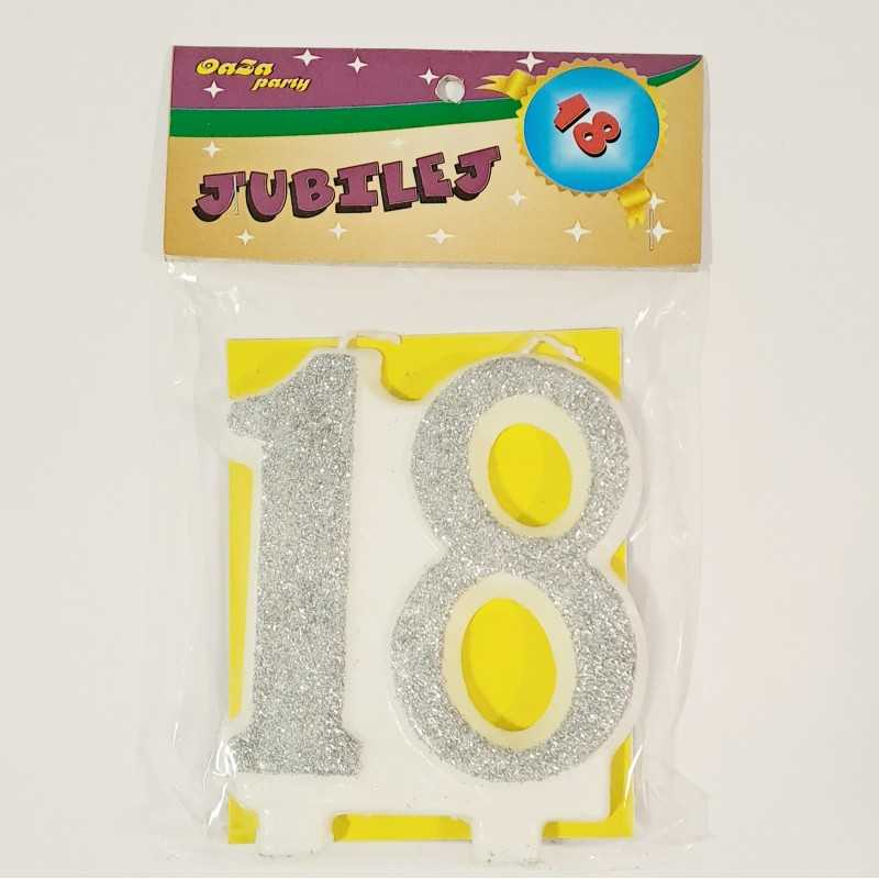 Svjećica Jubilej br.18 srebrena