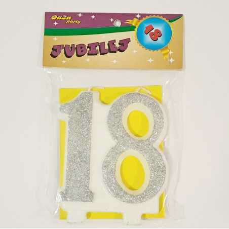 Svjećica Jubilej br.18 srebrena