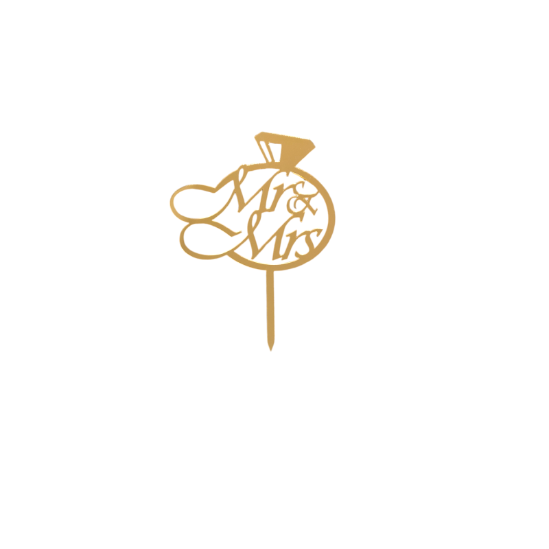 BH Topper Mr&Mrs zlatni prsten