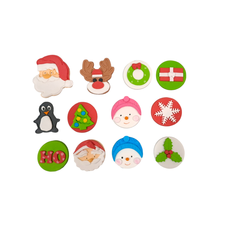 Novogodišnji Stikeri 1/1 Fondan Figura