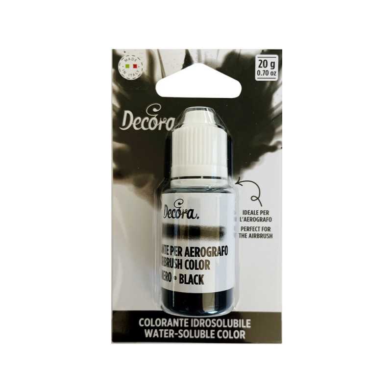 Decora Crna Boja za Airbrush 20g