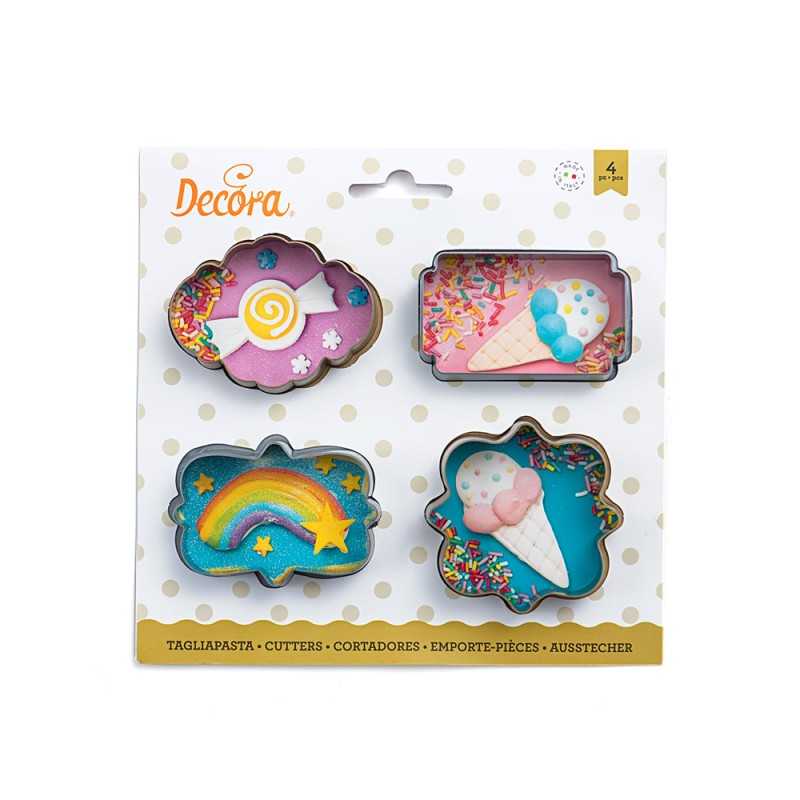 Decora Retro Set Sjekača 4 komada