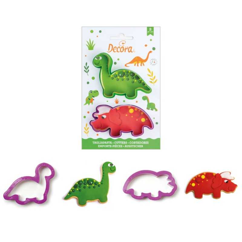 Decora Set Sjekača Dinosauri 2 komada