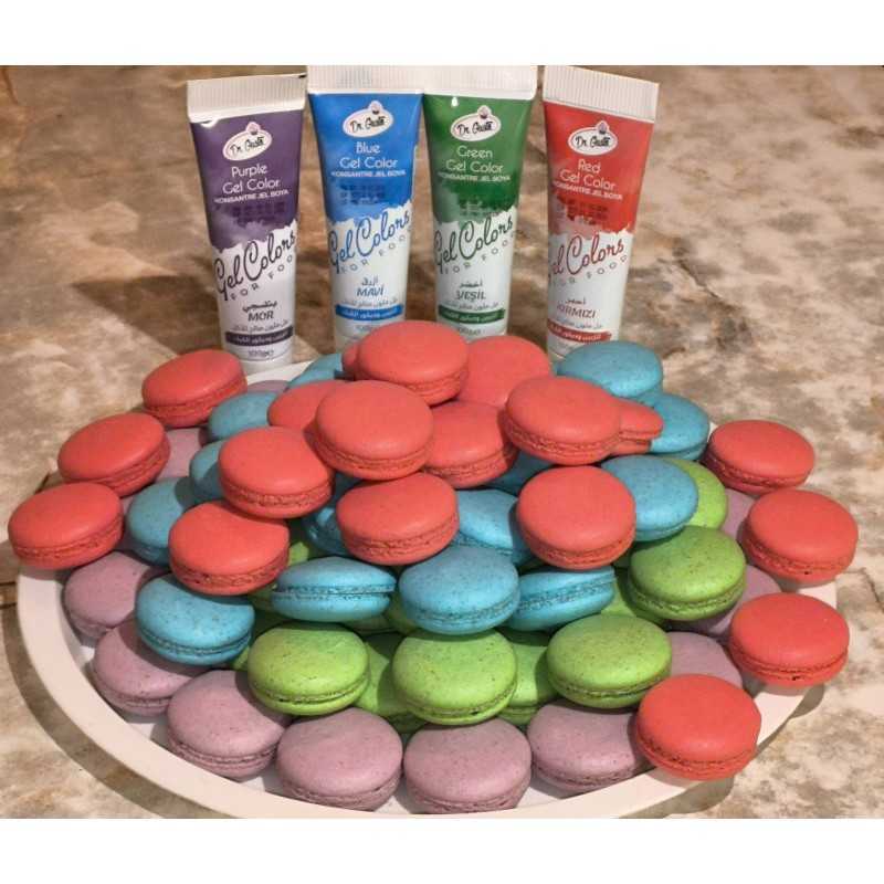 Dr. Gusto Jestiva Gel Boja 100g - Crvena