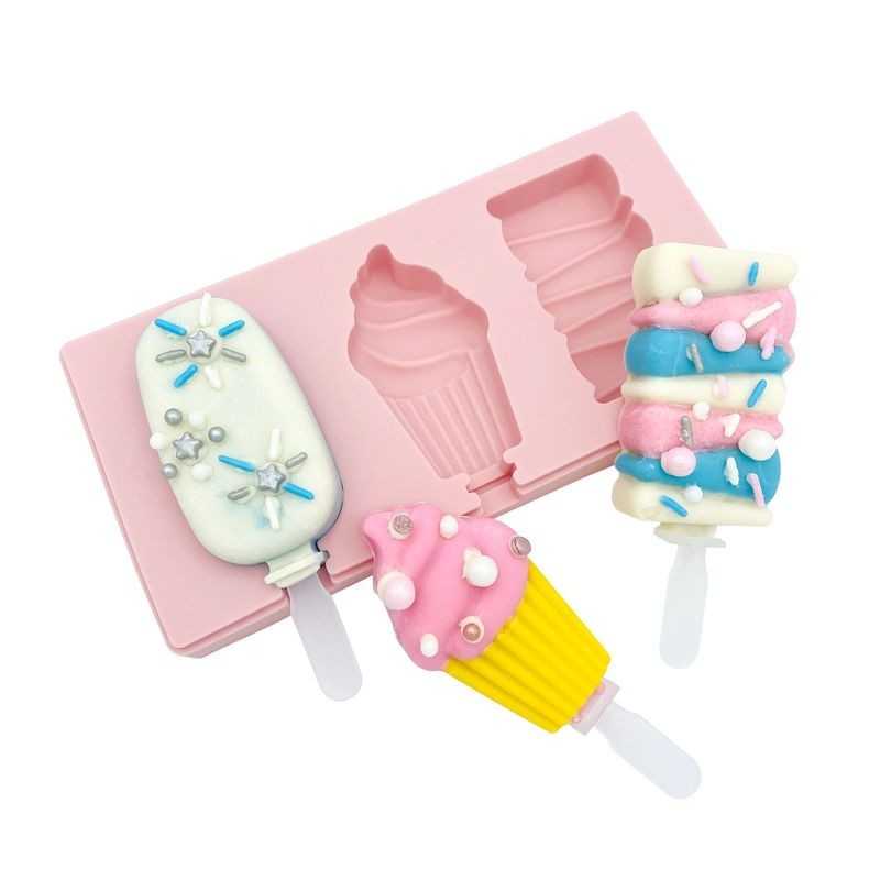 Silikonski Kalup Za Sladoled 3/1 - Razni Oblici