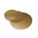 Podmetač zlatni kartonski za torte i kolače Fi 20 cm