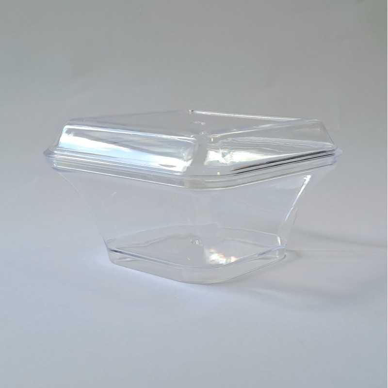 PVC Desert čaša četvrtasta MAY 314 110X110X64 260CC 25/1