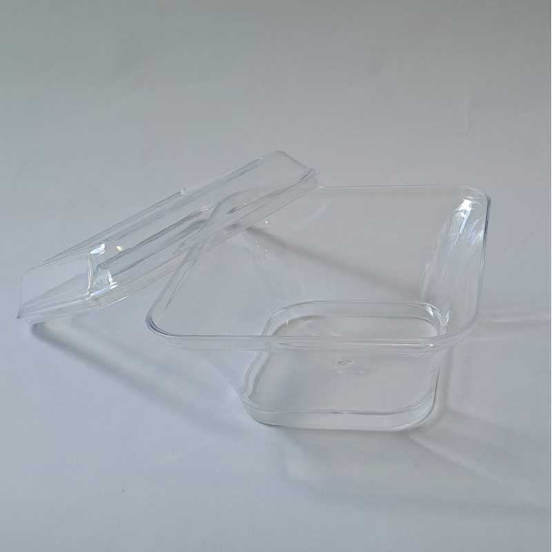 PVC Desert čaša četvrtasta MAY 314 110X110X64 260CC 25/1