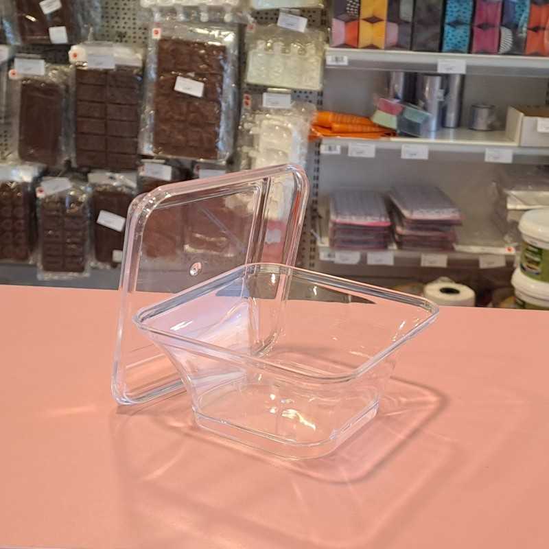 PVC Desert čaša četvrtasta MAY 314 110X110X64 260CC 25/1