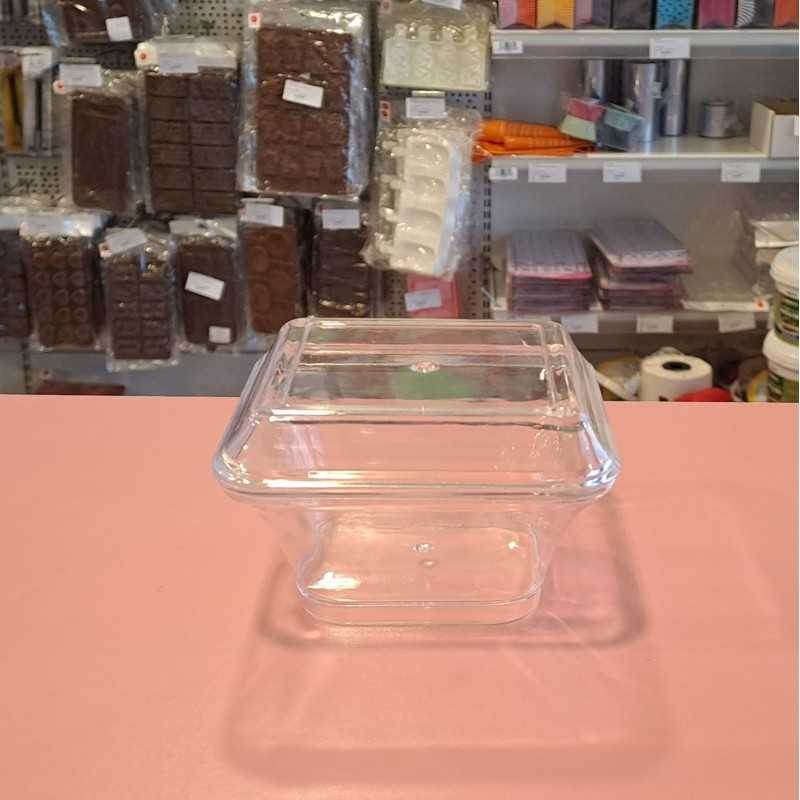 PVC Desert čaša četvrtasta MAY 314 110X110X64 260CC 25/1