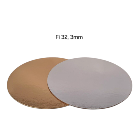 Podmetač Zlatni/srebreni 3mm- fi 32cm