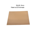 Podmetač Zlatni 3mm- 30x30cm 25/1
