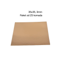 Podmetač Zlatni 3mm- 35x35cm 25/1