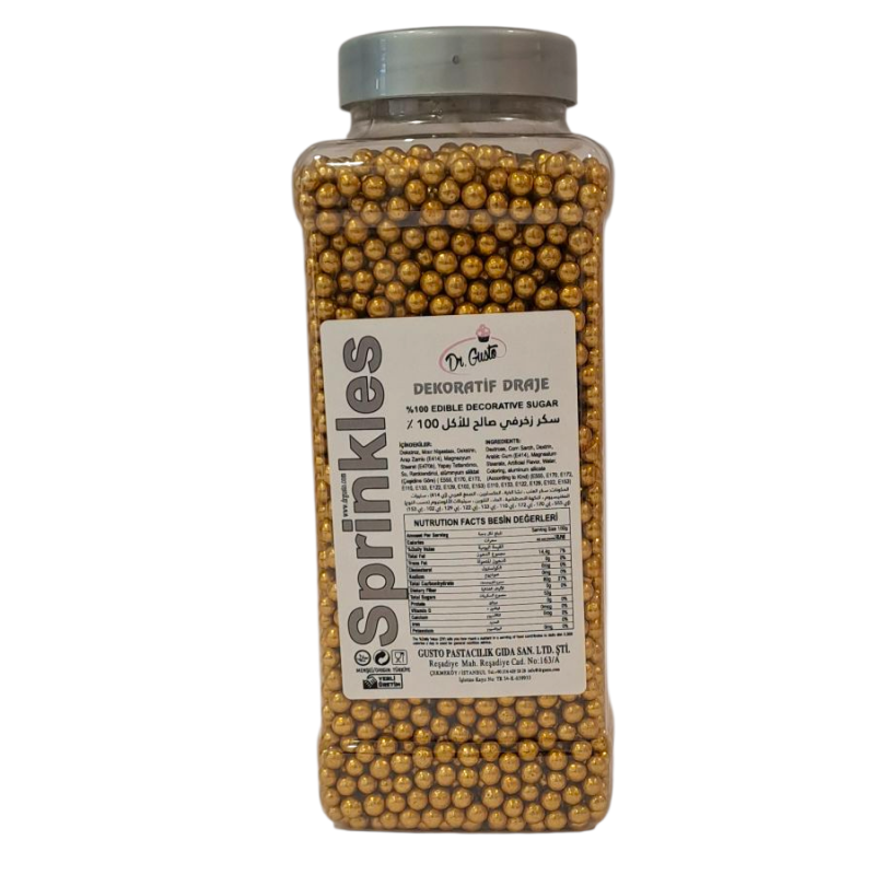 Jestive Perle Zlatne Sjajne No.2 - 1kg