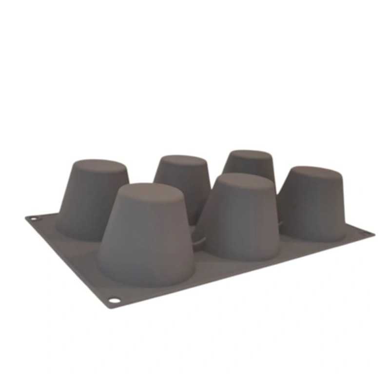 Cesil Bijeli silikon - Muffin oblici 6 Kom