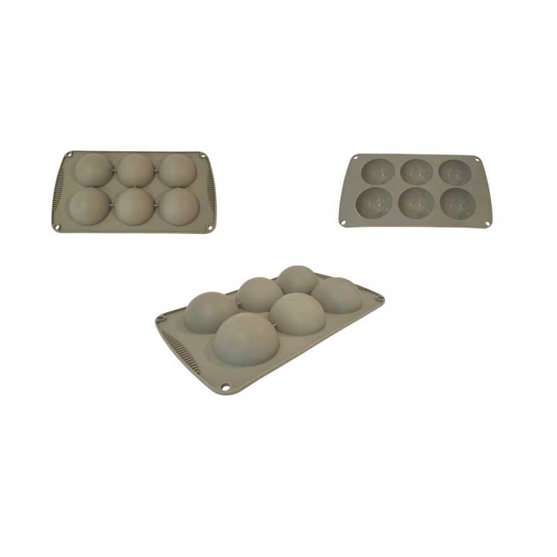 Silikonski Kalup Polulopte fi 80x40H mm 5/1