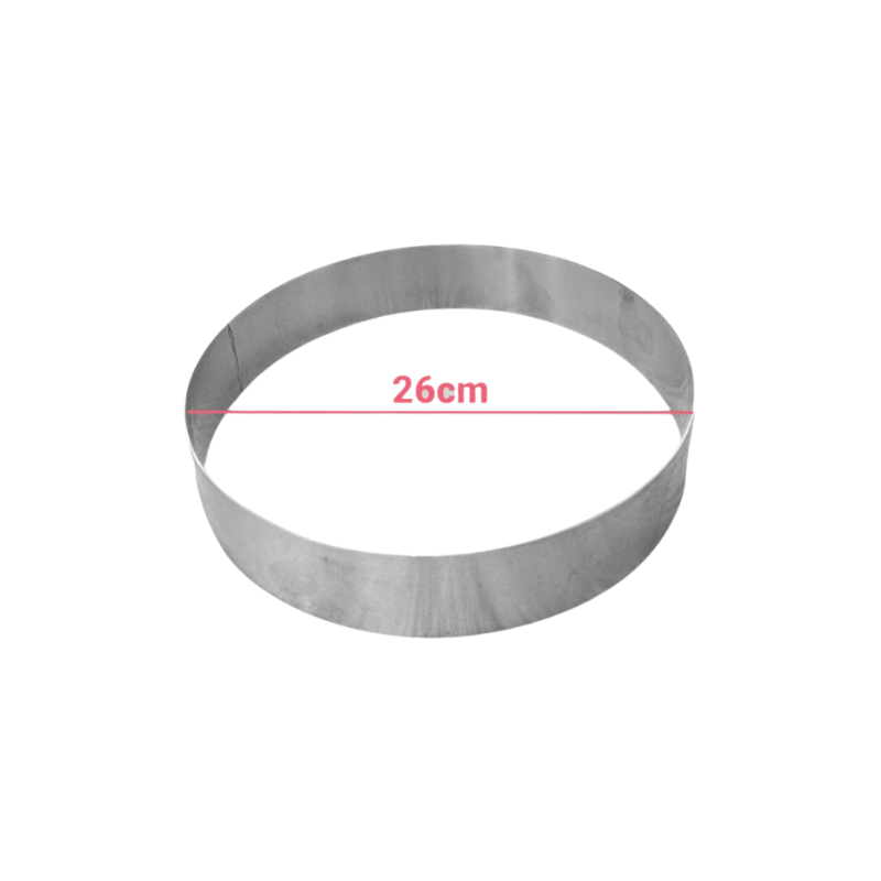 Okrugli inox kalup Fi 26xH7cm Karadag Metal
