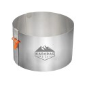 Podesivi Inox kalup 15-30cm H11cm Karadag Metal
