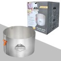 Podesivi Inox kalup 15-30cm H11cm Karadag Metal