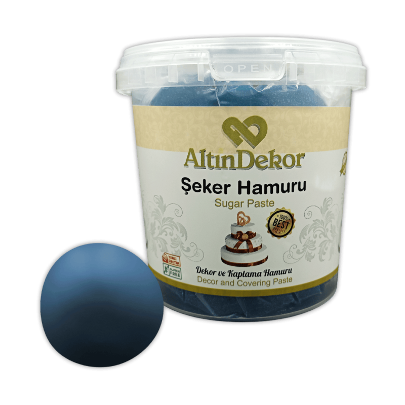 AltinDekor Fondan 1kg - Tamno Plavi