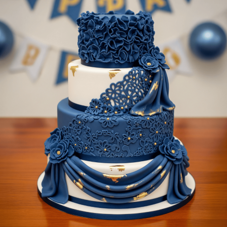 AltinDekor Fondan 1kg - Teget Plavi