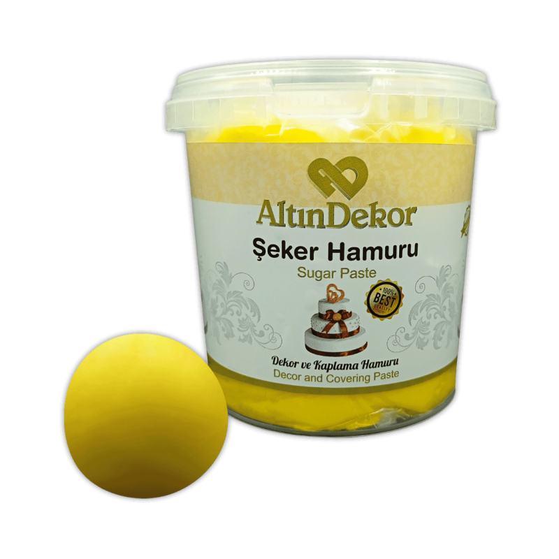 AltinDekor Fondan 1kg - Žuti