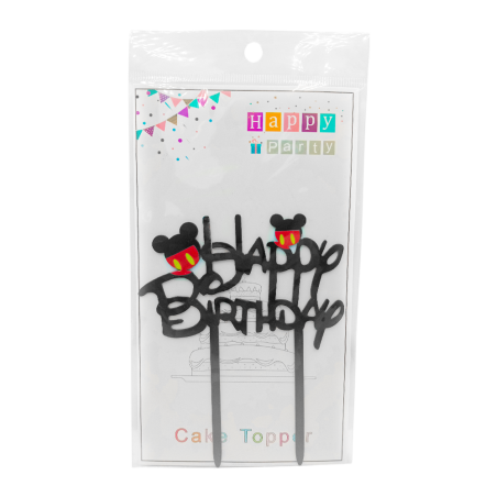 HB Topper Crni Mini Mouse