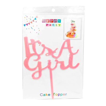 Its a girl Topper Roze