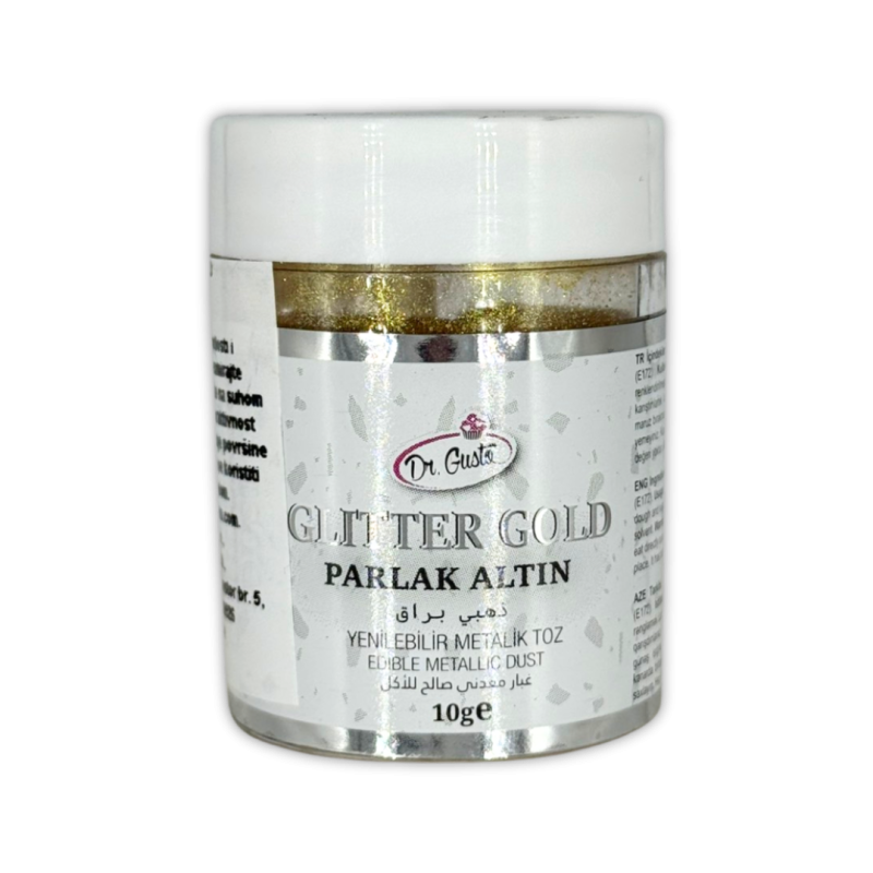 Dr. Gusto Jestiva Metalik Boja u Prahu 10g - Glitter Zlatna