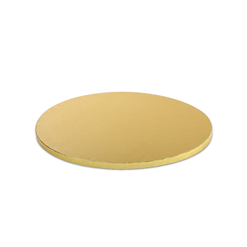 Podmetač za tortu tvrdi zlatni fi 33xH1,2cm