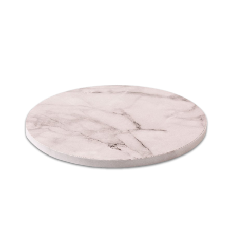 Podmetač za tortu tvrdi bijeli mermer fi 36cmxH1,2cm