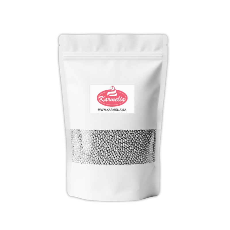 Jestive Perle Srebrene Sjajne No.0 1kg